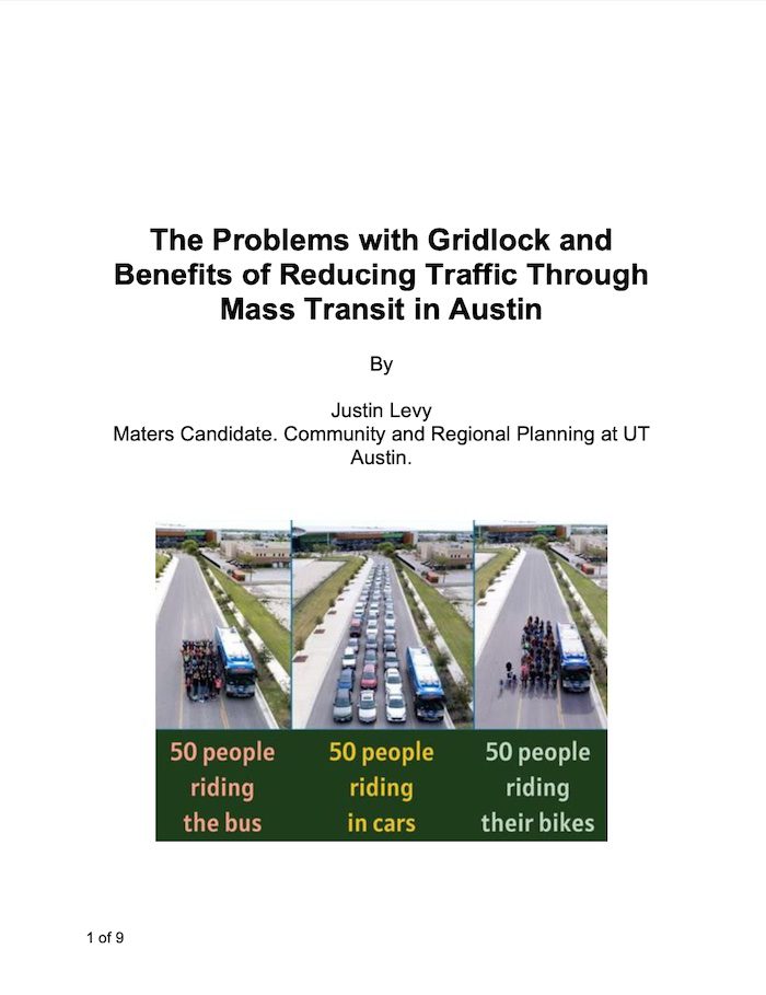 Negative externalities congestion report cover
